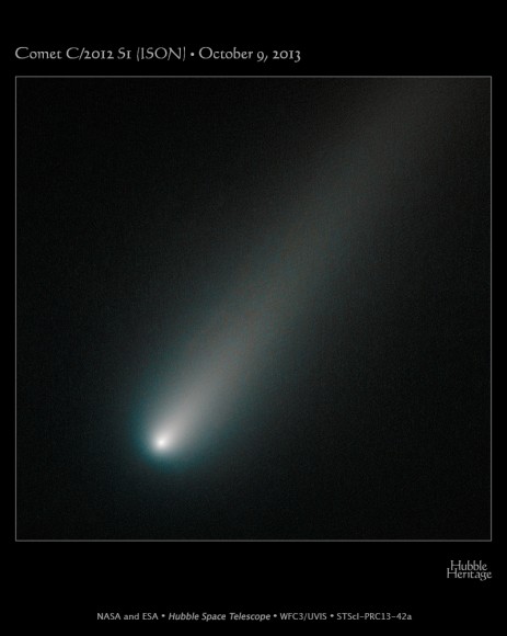 Фото кометы ISON от 9 октября